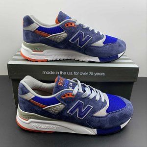 New Balance 998 Navy Deep Blue Mens Sneakers